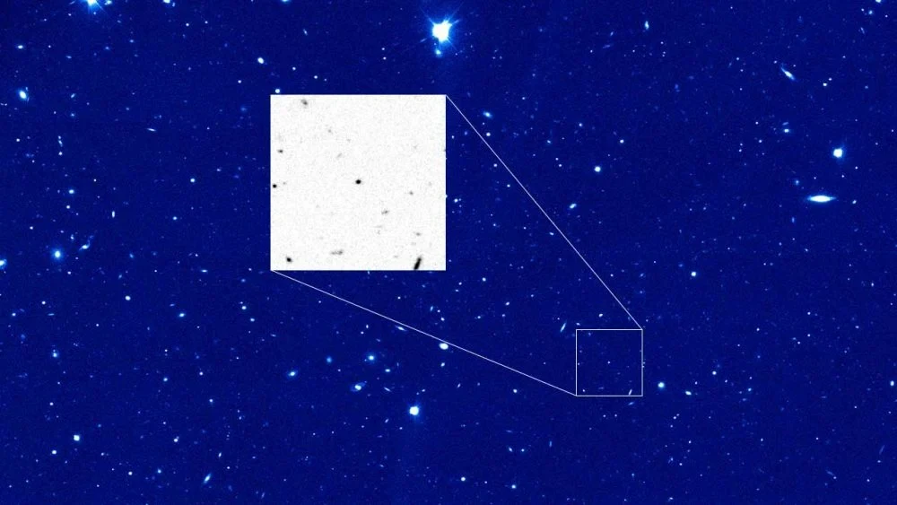 Some Comets are Naked, and One Just Got Caught Photo-Bombing